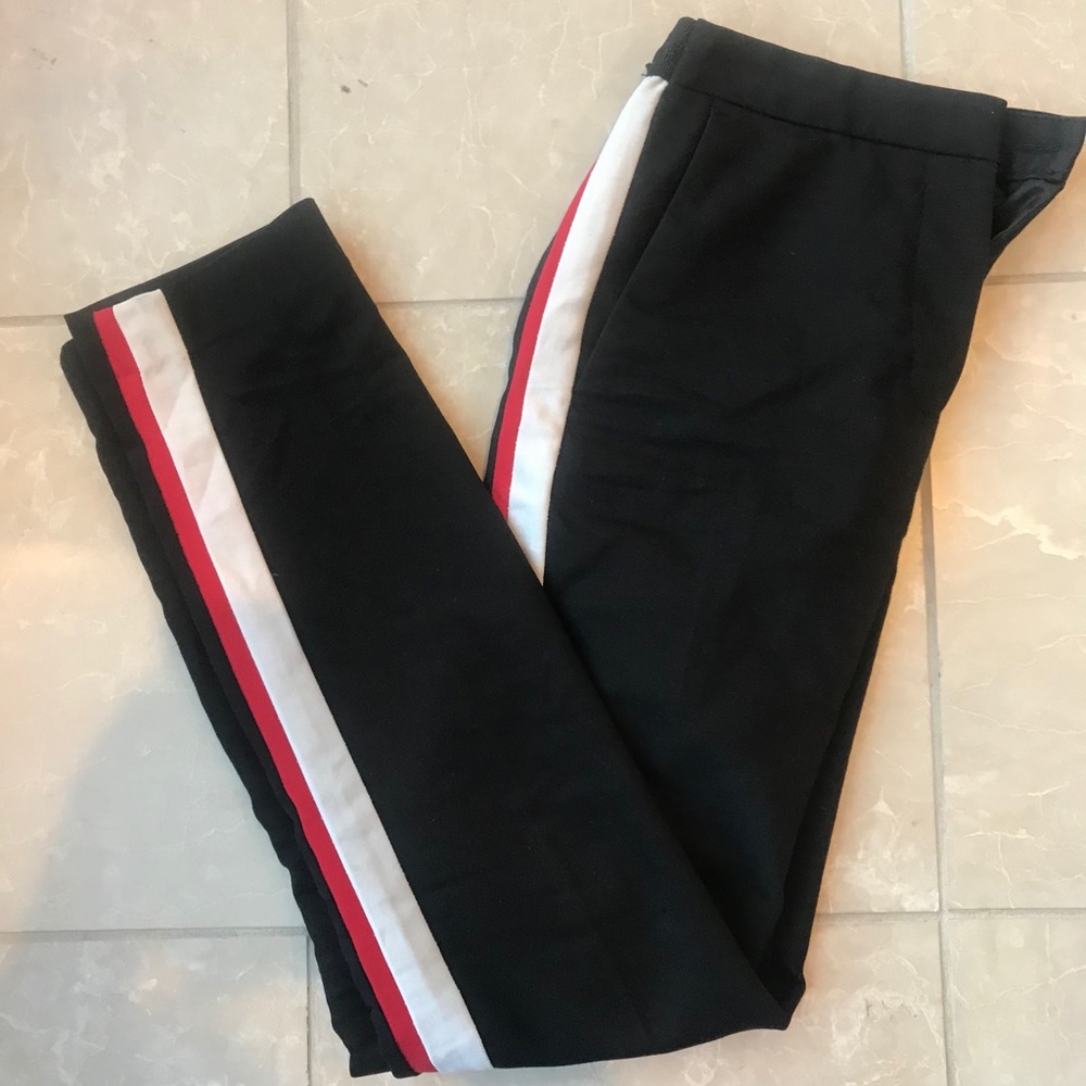 Zara side stripe trousers